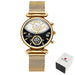 Women's Double Color Mesh Band Watch - Dazpy