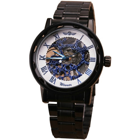 Men's Steampunk Style Mechanical Watch - Dazpy