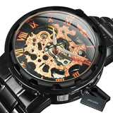 Men's Steampunk Style Mechanical Watch - Dazpy