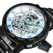 Men's Steampunk Style Mechanical Watch - Dazpy