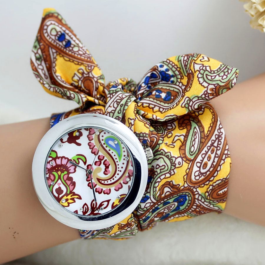 Ethnic Floral Watches With Wristbands - Dazpy