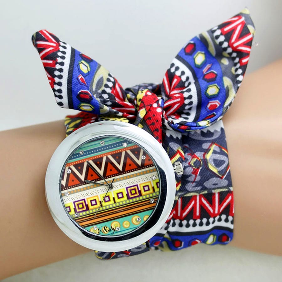 Ethnic Floral Watches With Wristbands - Dazpy