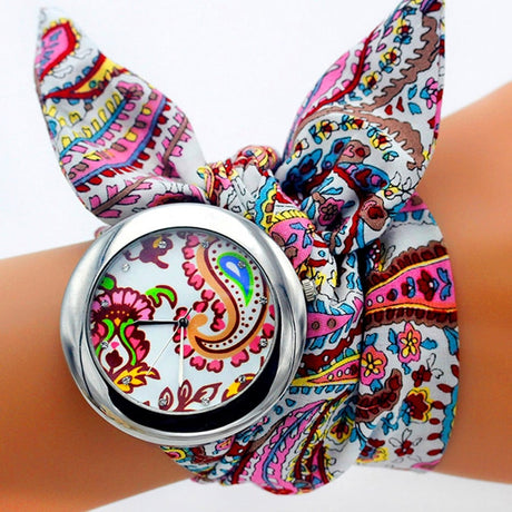 Ethnic Floral Watches With Wristbands - Dazpy