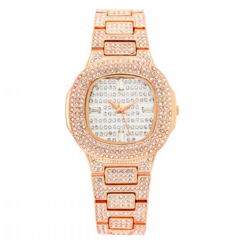 Luxury Diamond Stainless Steel Women's Watches - Dazpy