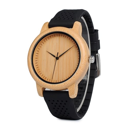 Women's Round Shaped Mechanical Silicone Watch - Dazpy