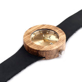 Trendy Laconic Style Wood and Leather Watches - Dazpy