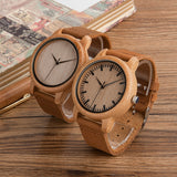 Cool Bamboo Wood Watch - Dazpy