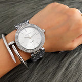 Women's Wristwatches with Rhinestone Decor - Dazpy