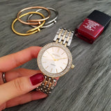 Women's Wristwatches with Rhinestone Decor - Dazpy