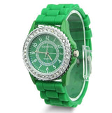 Casual Style Silicone and Crystal Watches - Dazpy