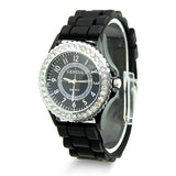 Casual Style Silicone and Crystal Watches - Dazpy