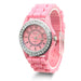 Casual Style Silicone and Crystal Watches - Dazpy