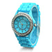 Casual Style Silicone and Crystal Watches - Dazpy