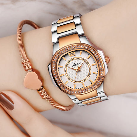 Women's Elegant Quartz Watch - Dazpy