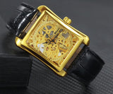 Women's Rectangular Dial Mechanical Watches - Dazpy