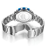 Casual Quartz Wristwatches for Men with Stainless Steel Bracelet - Dazpy