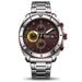 Casual Quartz Wristwatches for Men with Stainless Steel Bracelet - Dazpy