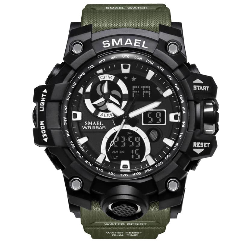 Digital Backlight Men's Military LED Watch - Dazpy