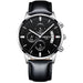 Men's Chronograph Leather Watch - Dazpy