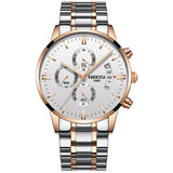 Men's Chronograph Leather Watch - Dazpy