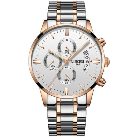 Men's Chronograph Leather Watch - Dazpy