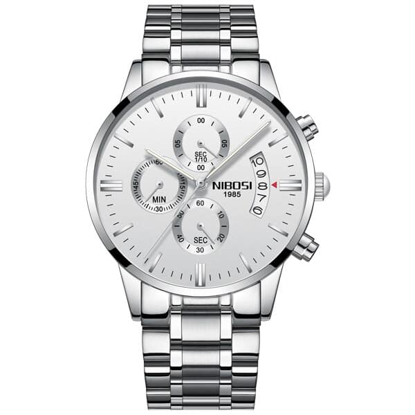 Men's Chronograph Leather Watch - Dazpy