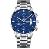 Men's Chronograph Leather Watch - Dazpy