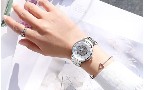 Women's Stainless Steel Mechanical Watches - Dazpy