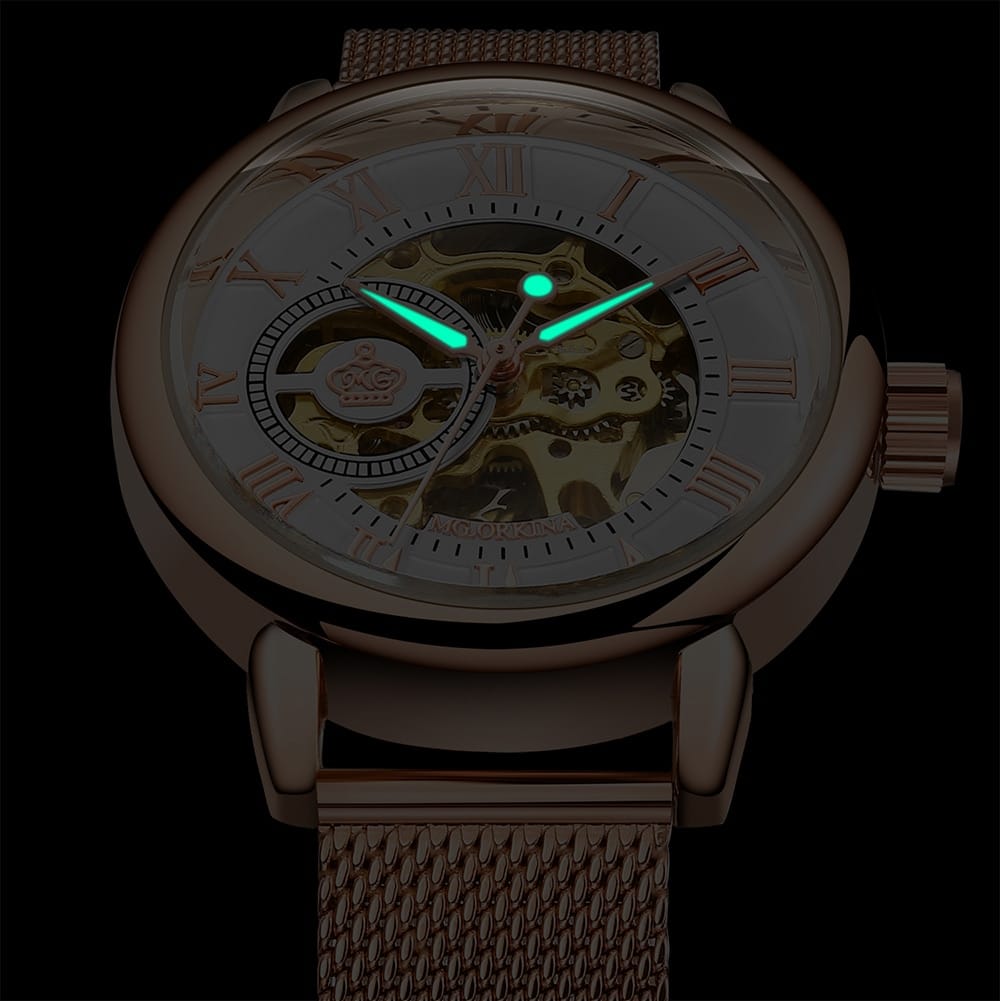 Women's Stainless Steel Mechanical Watches - Dazpy