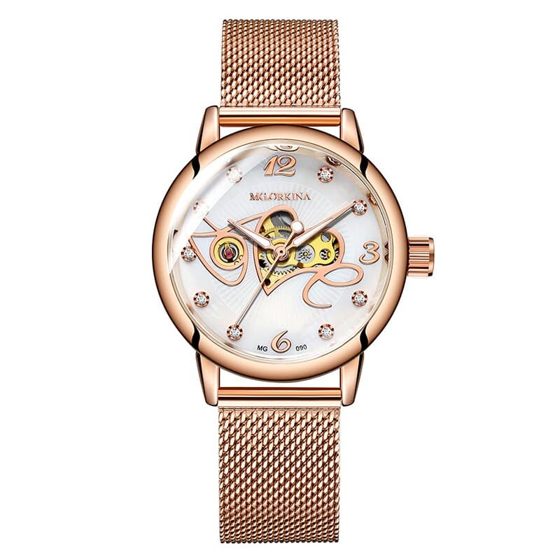 Women's Stainless Steel Mechanical Watches - Dazpy