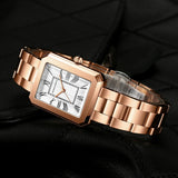 Women's Classic Square Dial Watch - Dazpy