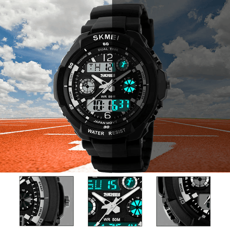 Shock Resistant Digital Sports Wristwatches for Men - Dazpy