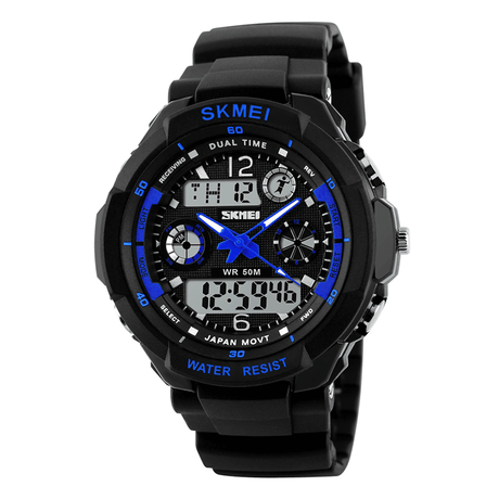 Shock Resistant Digital Sports Wristwatches for Men - Dazpy