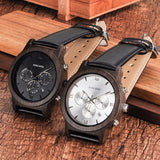 Men's Mechanical Leather Watch - Dazpy