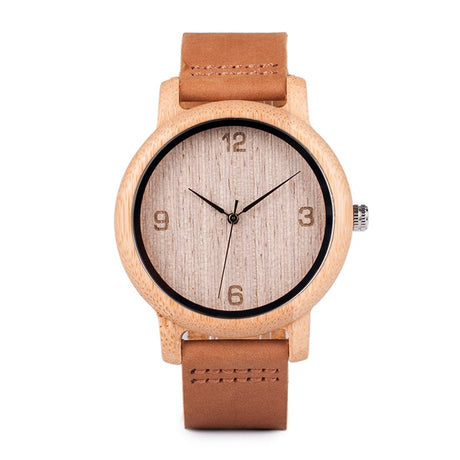 Women's Brown Genuine Leather Watch - Dazpy