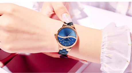 Women's Crystal Wave Multicolor Watches - Dazpy