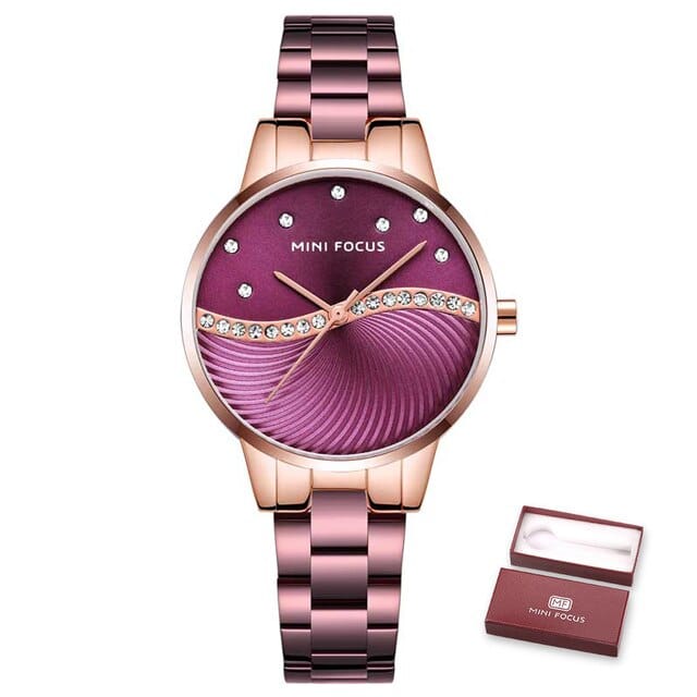 Women's Crystal Wave Multicolor Watches - Dazpy