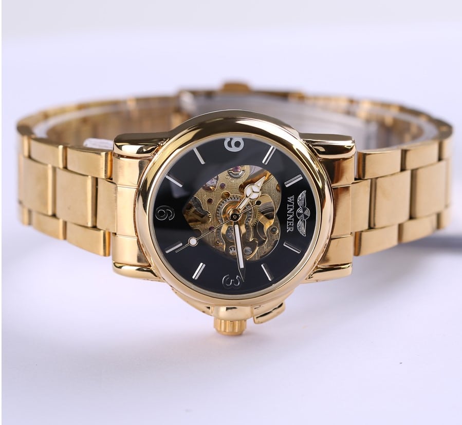 Women's Heart Dial Mechanical Watches - Dazpy