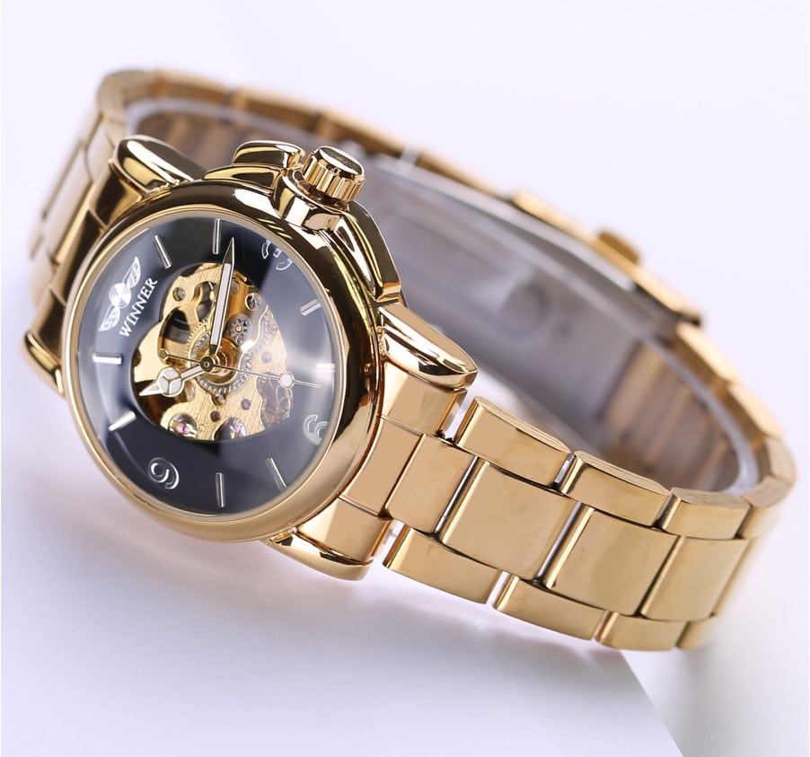 Women's Heart Dial Mechanical Watches - Dazpy