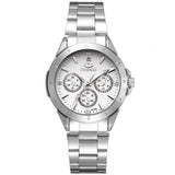 Women's Multiple Time Zone Stainless Steel Watch - Dazpy