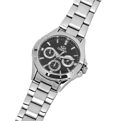 Women's Multiple Time Zone Stainless Steel Watch - Dazpy