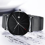 Men's Classic Mesh Stainless Steel Watch - Dazpy