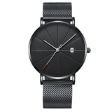 Men's Classic Mesh Stainless Steel Watch - Dazpy