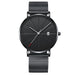 Men's Classic Mesh Stainless Steel Watch - Dazpy