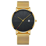 Men's Classic Mesh Stainless Steel Watch - Dazpy