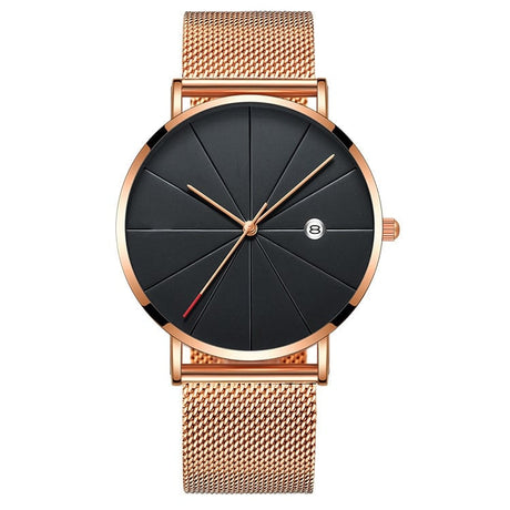 Men's Classic Mesh Stainless Steel Watch - Dazpy