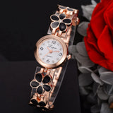 Women's Floral Bracelet Watch - Dazpy