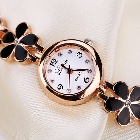 Women's Floral Bracelet Watch - Dazpy