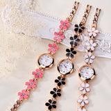 Women's Floral Bracelet Watch - Dazpy