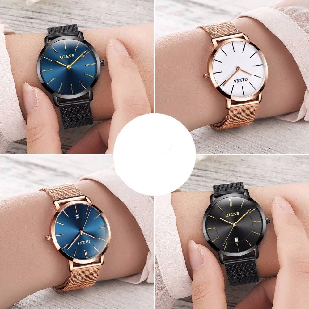 Wristwatches for Women with Mesh Band - Dazpy